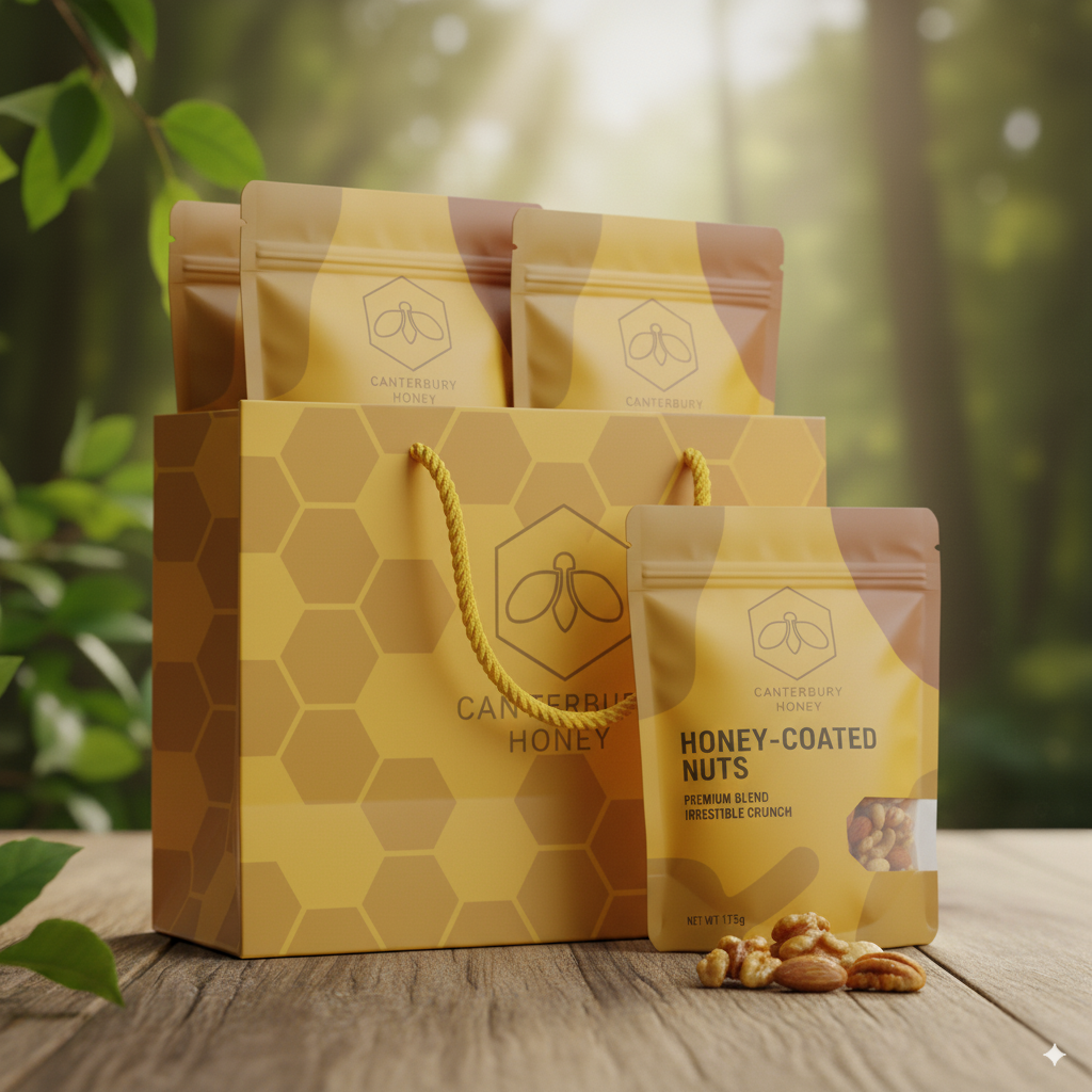 Honey-Coated Nuts Gift Set - 5-Pack