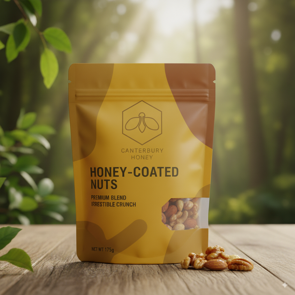 Canterbury Honey: Honey-Coated Nuts 175g