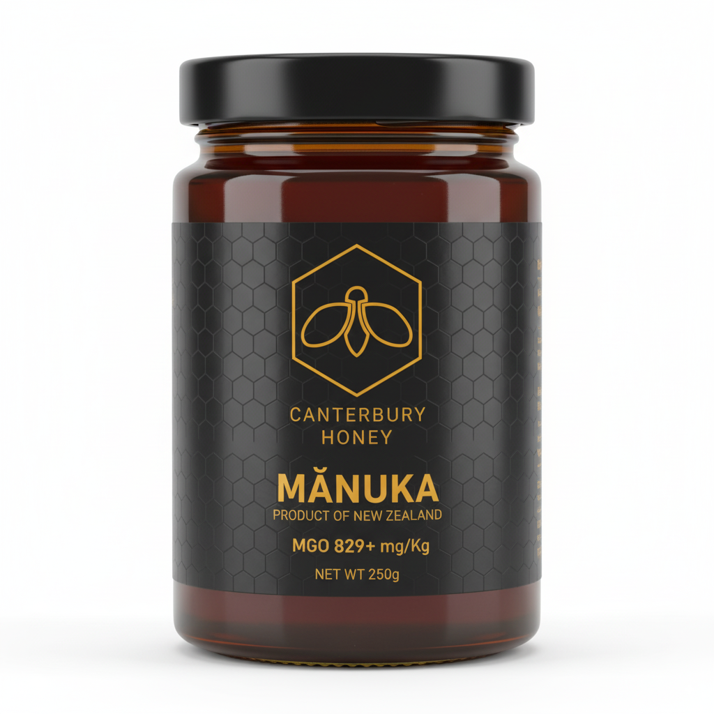 Canterbury Honey Mānuka Honey MGO 829+ 250gram