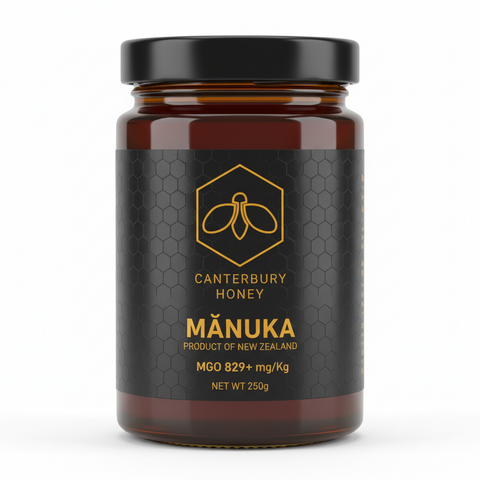 Canterbury Honey Mānuka Honey MGO 829+ 250gram
